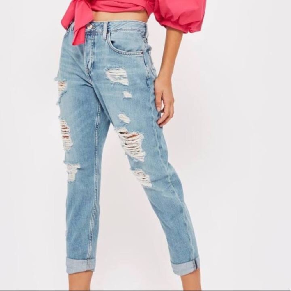 Topshop Moto Hayden distress jeans